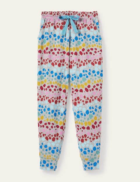 Alba Jersey-Schlafanzughose - Bunt, Regenbogenfarbenes Leopardenmuster Alba Jersey-Schlafanzughose - Bunt, Regenbogenfarbenes Leopardenmuster