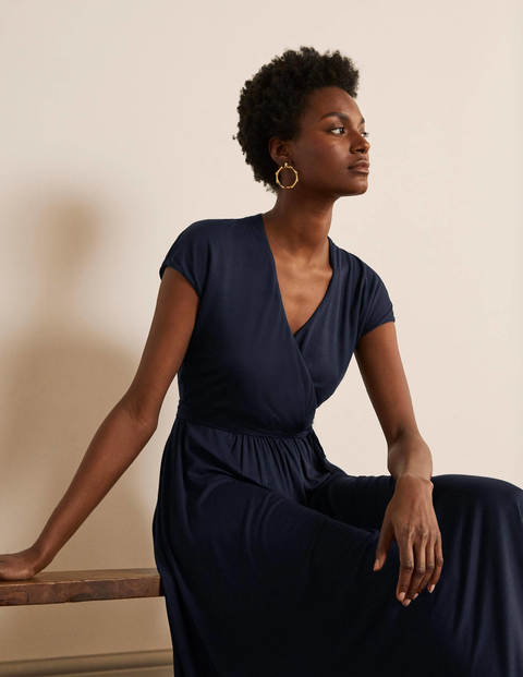 Eleanor Jersey Midi Dress - Navy Eleanor Jersey Midi Dress - Navy