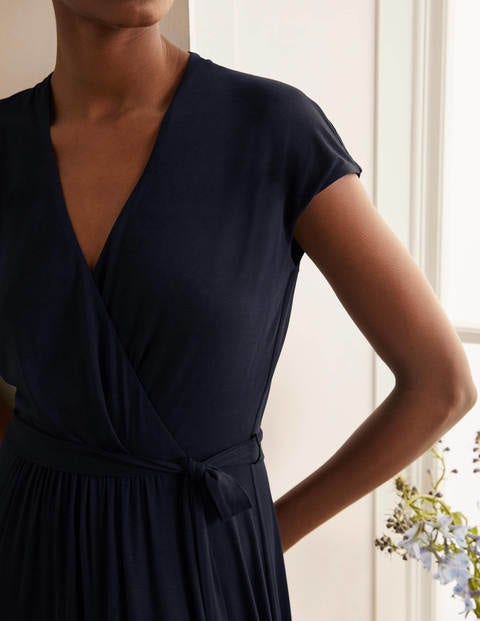 Eleanor Jersey Midi Dress - Navy Eleanor Jersey Midi Dress - Navy