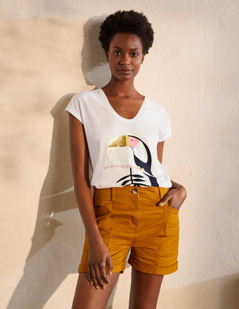 Fun Voop Tee - White, Toucan Fun Voop Tee - White, Toucan
