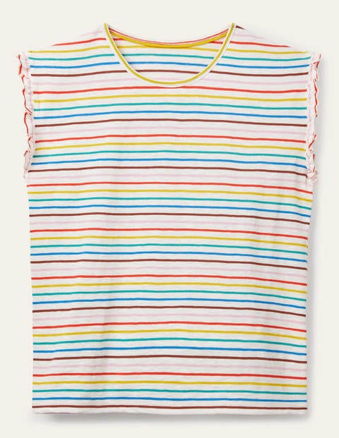 Faye Jersey Top - Summer Rainbow Multi Breton Faye Jersey Top - Summer Rainbow Multi Breton