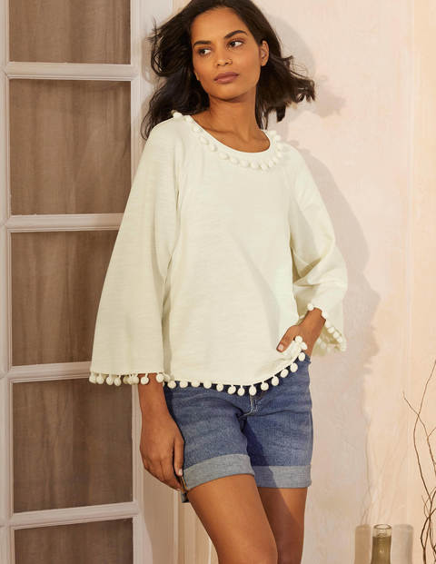 Layla Sweatshirt - Naturweiß Layla Sweatshirt - Naturweiß