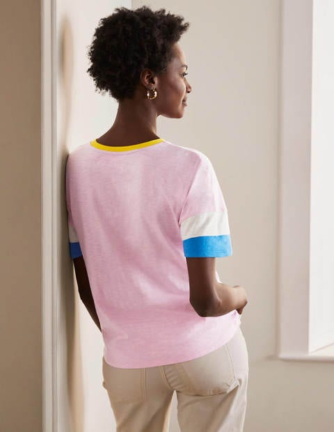 Clarissa Jersey-T-Shirt - Zartes Rosa Clarissa Jersey-T-Shirt - Zartes Rosa