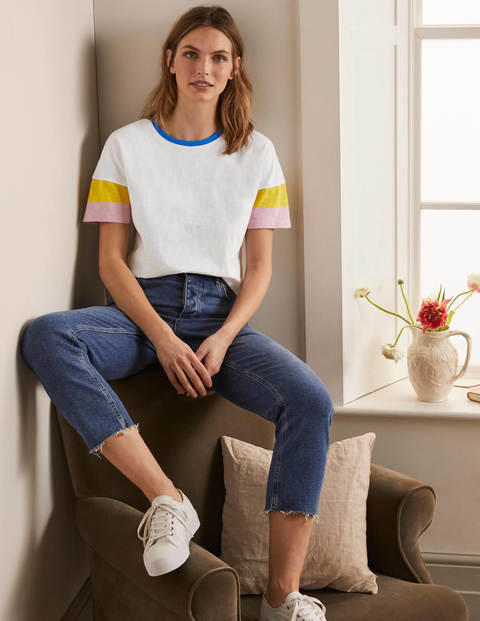 Clarissa Jersey T-shirt - White Clarissa Jersey T-shirt - White
