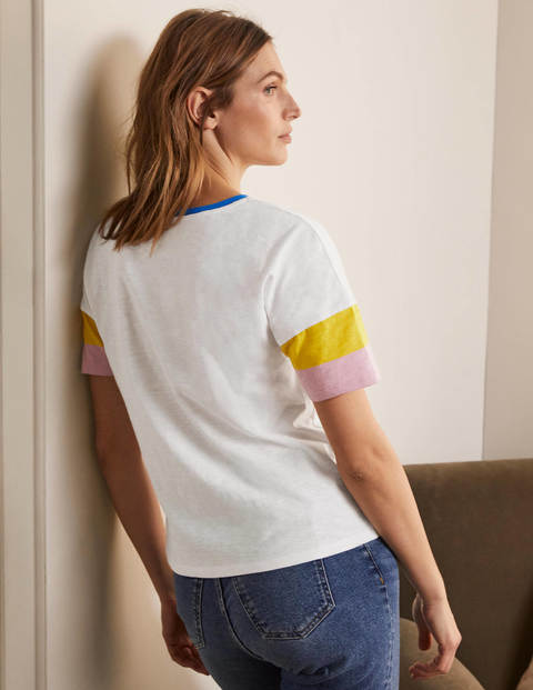 Clarissa Jersey T-shirt - White Clarissa Jersey T-shirt - White