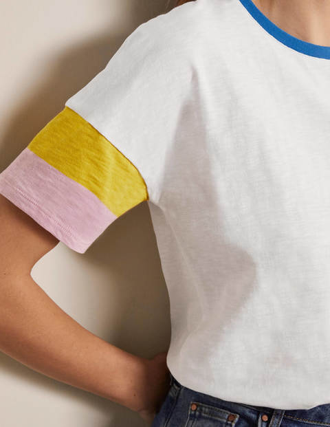 Clarissa Jersey T-shirt - White Clarissa Jersey T-shirt - White