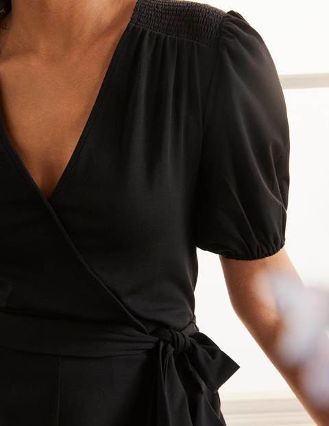 Ruby Jersey Romper - Black Ruby Jersey Romper - Black