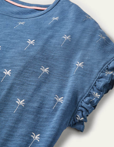 Faye Jersey T-shirt Dress - Aircraft, Rainforest Stamp Faye Jersey T-shirt Dress - Aircraft, Rainforest Stamp