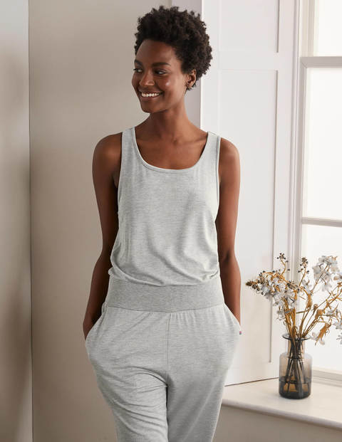 Rachel Jersey Jumpsuit - Grey Marl Rachel Jersey Jumpsuit - Grey Marl