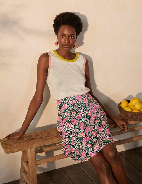 Julie Rock - Navy, Sommerliches Paisleymuster Julie Rock - Navy, Sommerliches Paisleymuster