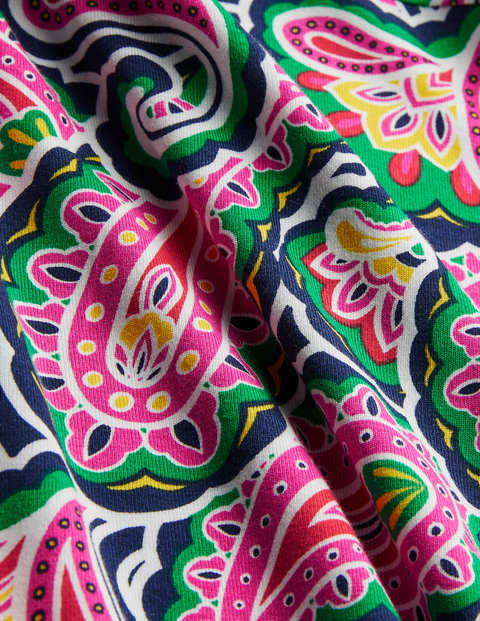 Julie Rock - Navy, Sommerliches Paisleymuster Julie Rock - Navy, Sommerliches Paisleymuster