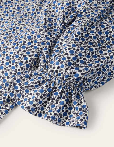 Georgia Blouson Jersey Top - Ivory, Meadow Spot Georgia Blouson Jersey Top - Ivory, Meadow Spot