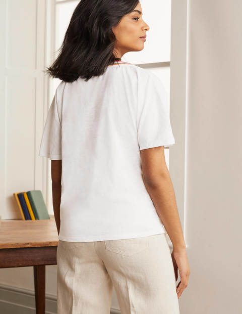 Beatrice Jersey Top - White Beatrice Jersey Top - White