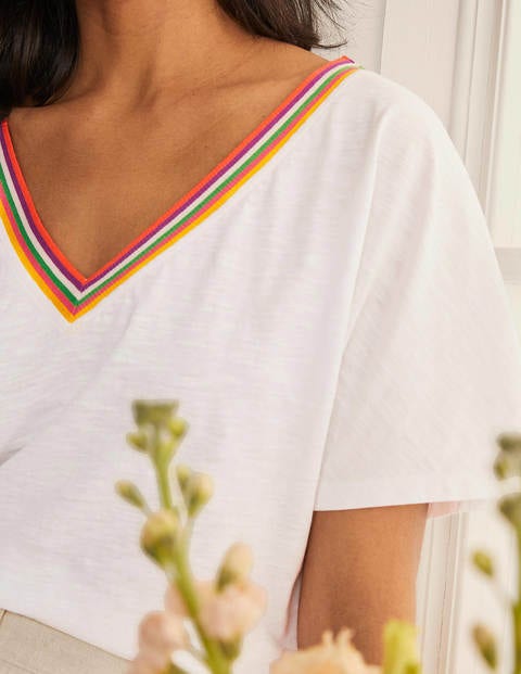 Beatrice Jersey Top - White Beatrice Jersey Top - White