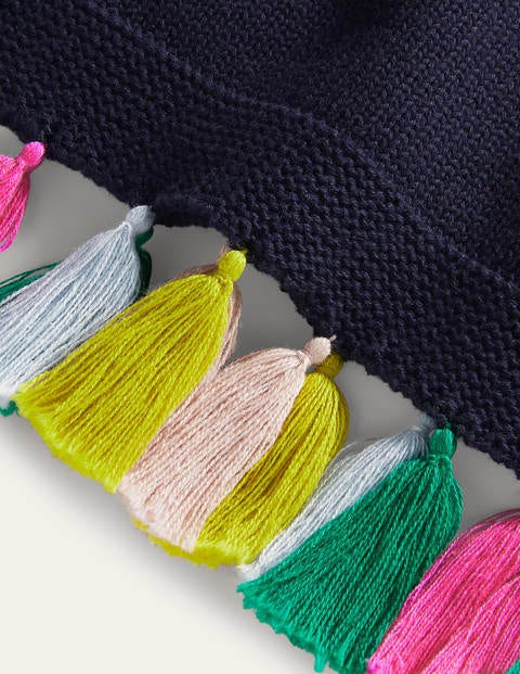 Avington Cotton Tassel Tank - Navy Avington Cotton Tassel Tank - Navy