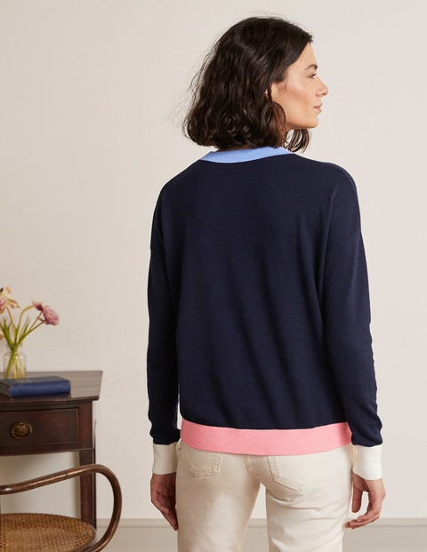 Charlotte Relaxed Sweater - Navy Charlotte Relaxed Sweater - Navy