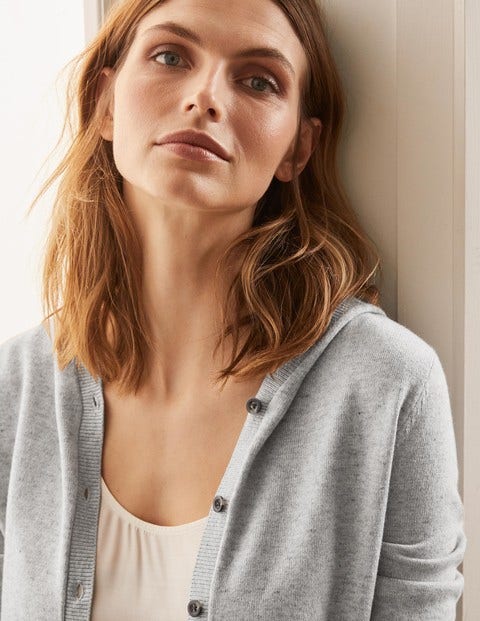 Elodie Relaxed Hoodie - Grey Melange Elodie Relaxed Hoodie - Grey Melange