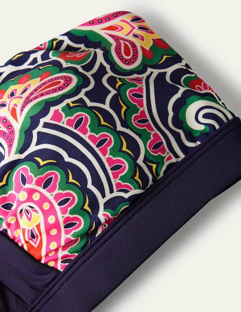 Corsica Bikini Top - French Navy, Summer Paisley Corsica Bikini Top - French Navy, Summer Paisley