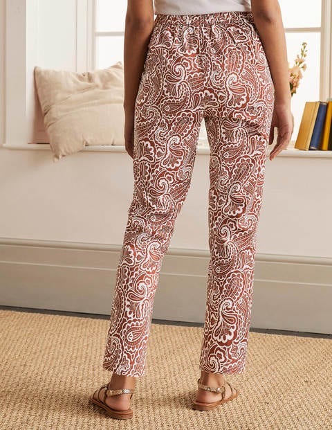 Danby Pull On Pants - Red Oak, Summer Paisley Danby Pull On Pants - Red Oak, Summer Paisley