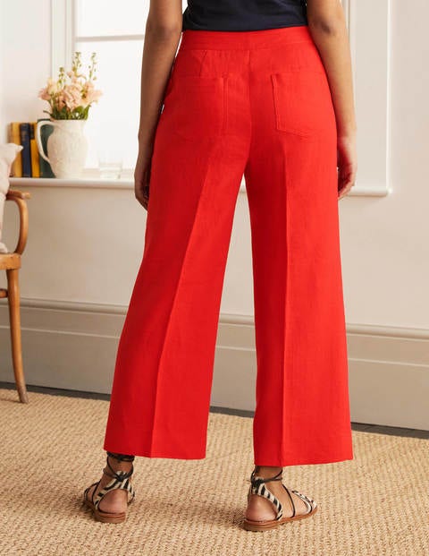 Pantalon Cornwall en lin - Rouge cerise Pantalon Cornwall en lin - Rouge cerise