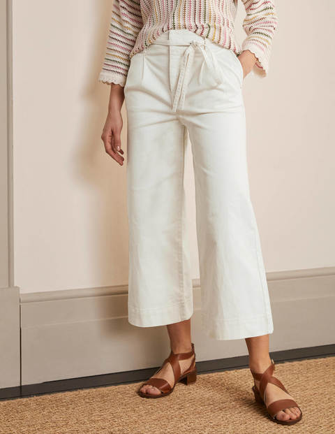 Wide Leg Culottes - Ecru Wide Leg Culottes - Ecru