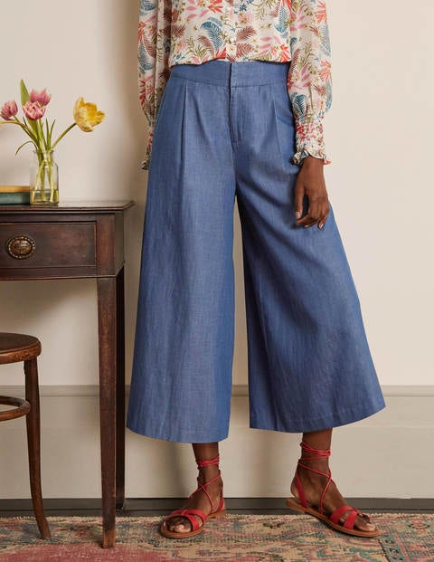 Brompton Culottes - Mid Vintage Denim Brompton Culottes - Mid Vintage Denim