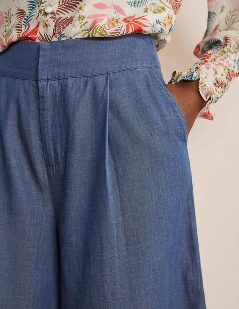 Brompton Culottes - Mid Vintage Denim Brompton Culottes - Mid Vintage Denim