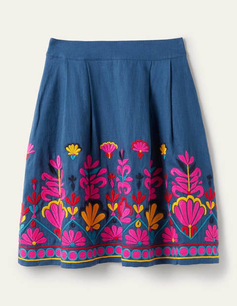 Sasha Embroidered Skirt - Aircraft Sasha Embroidered Skirt - Aircraft