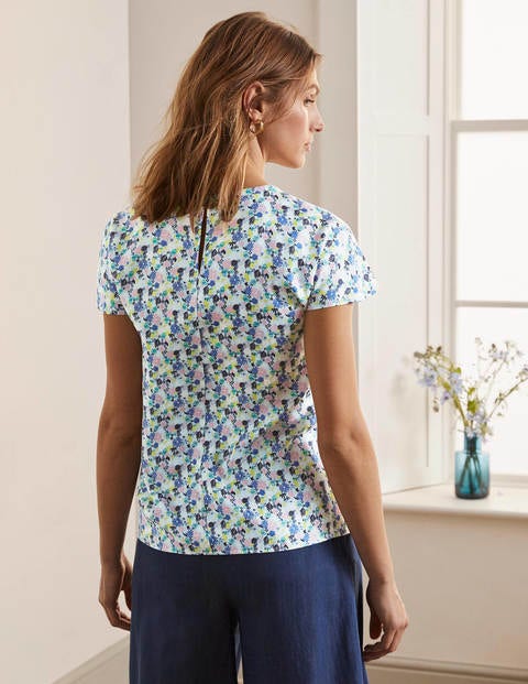 Florence Top - Surf, Enchanting Floral Florence Top - Surf, Enchanting Floral