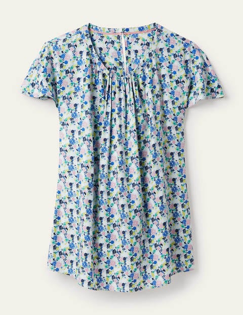 Florence Top - Surf, Enchanting Floral Florence Top - Surf, Enchanting Floral
