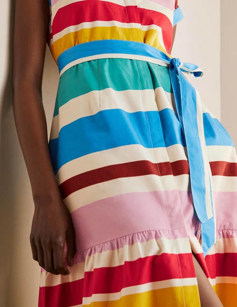 Betty Maxi Shirt Dress - Summer Multistripe Betty Maxi Shirt Dress - Summer Multistripe