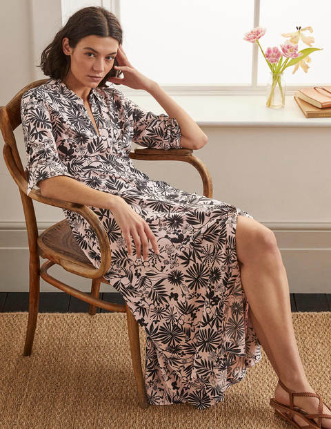 Cecile Midi Shirt Dress - Milkshake, Enchanting Floral Cecile Midi Shirt Dress - Milkshake, Enchanting Floral