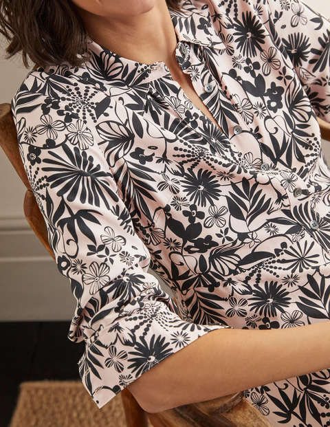 Cecile Midi Shirt Dress - Milkshake, Enchanting Floral Cecile Midi Shirt Dress - Milkshake, Enchanting Floral