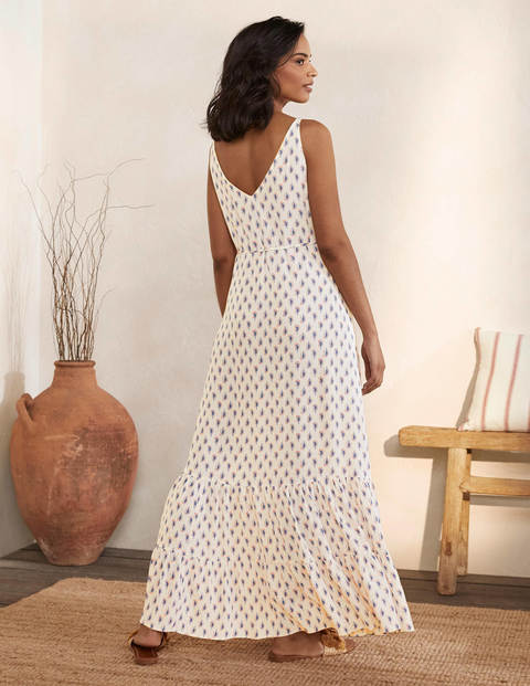 Alicia Maxi Dress - Ivory, Paisley ...