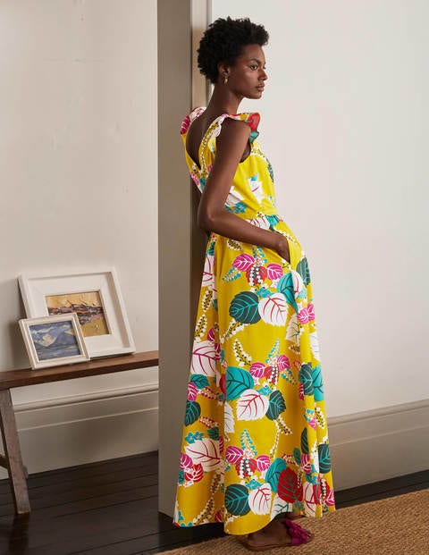 Andrea Frill Sleeve Maxi Dress - Daffodil, Holiday Tropic Andrea Frill Sleeve Maxi Dress - Daffodil, Holiday Tropic
