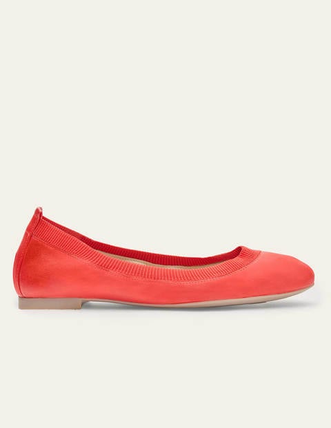Hettie Flexi Ballerinas - Red Hettie Flexi Ballerinas - Red