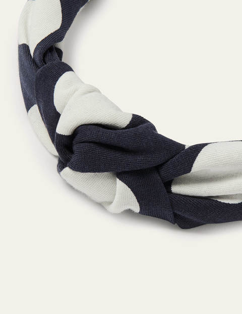 Haarband mit Knoten - French Navy Haarband mit Knoten - French Navy