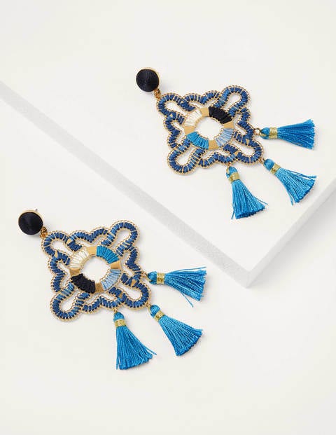 Metal Tassel Earrings - Summit Metal Tassel Earrings - Summit