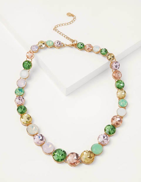 Jewelled Necklace - Multi Jewelled Necklace - Multi