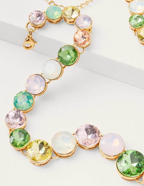 Jewelled Necklace - Multi Jewelled Necklace - Multi