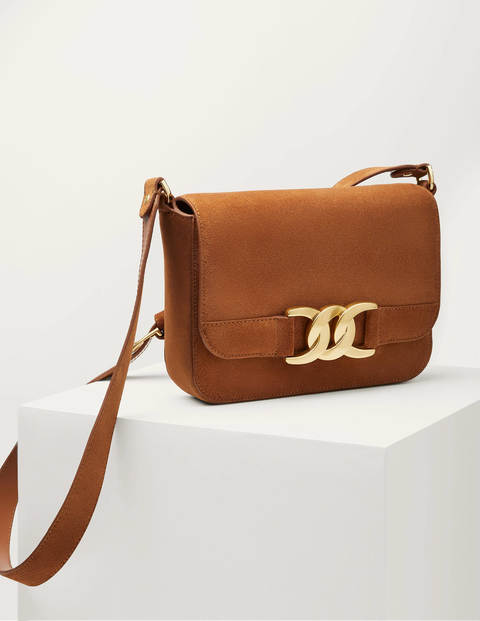 Rebecca Crossbody Bag - Tan Suede Rebecca Crossbody Bag - Tan Suede