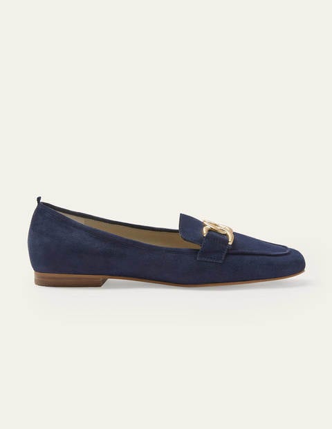 Mocassins Martha - Daim bleu marine Mocassins Martha - Daim bleu marine