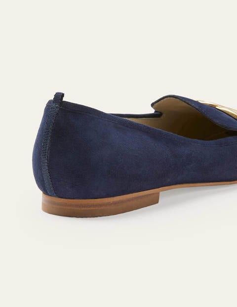 Mocassins Martha - Daim bleu marine Mocassins Martha - Daim bleu marine