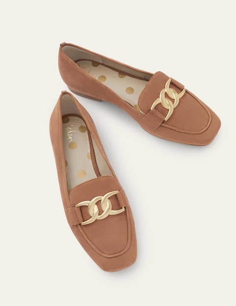 Martha Loafers - Tan Suede Martha Loafers - Tan Suede