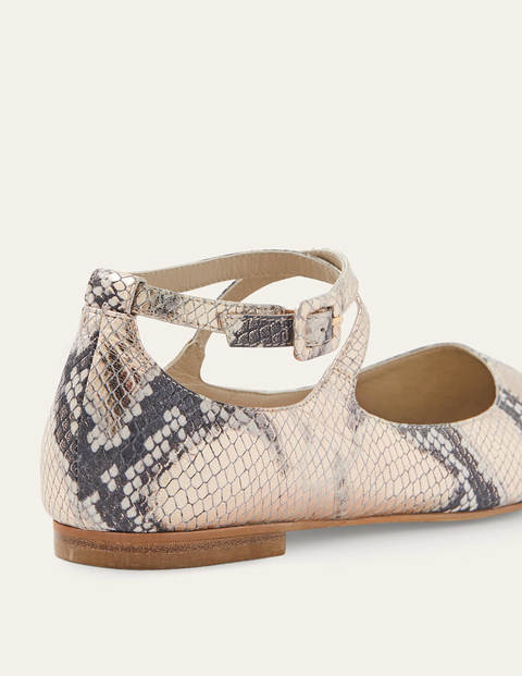 Flora Flats - Metallic Snake Flora Flats - Metallic Snake