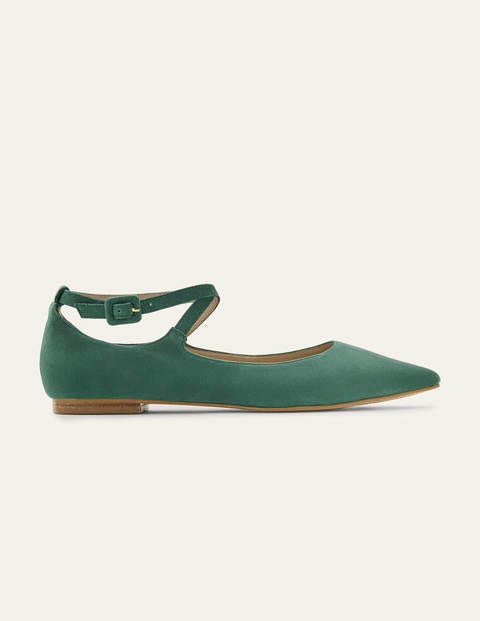 Flora Flats - Palm Leaf Suede Flora Flats - Palm Leaf Suede