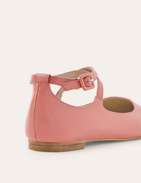Flora Flats - Dusty Red Lizard Flora Flats - Dusty Red Lizard