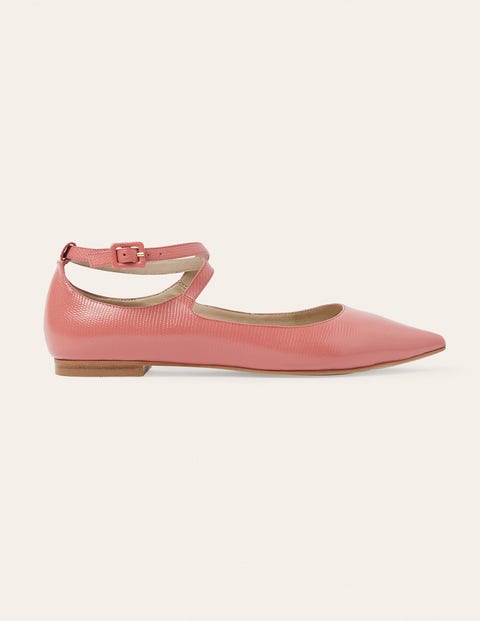 Flora Flats - Dusty Red Lizard Flora Flats - Dusty Red Lizard