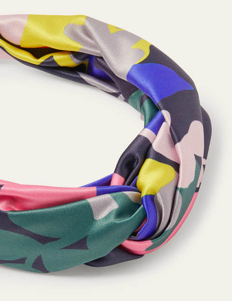 Knotted Headband - Leaf, Asphalt Knotted Headband - Leaf, Asphalt