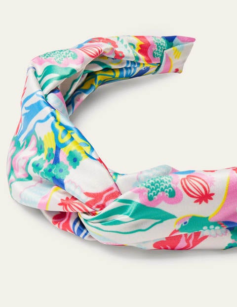 Knotted Headband - Bird, Multi Knotted Headband - Bird, Multi
